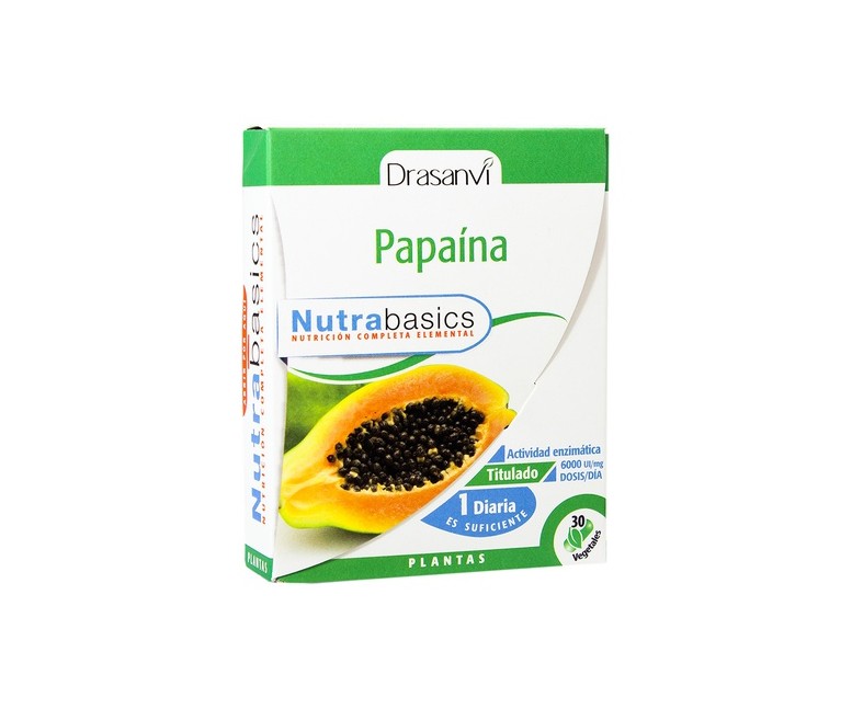 Nutrabasics Papaina 30 cápsulas Drasanvi