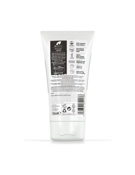Exfoliante Facial de Carbón Activado 125 ml Dr. Organic