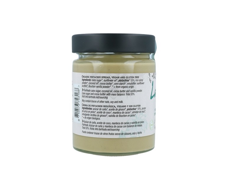 Crema de pistacho vegana Bio 270 g de crema (Pistacho) La Vida Vegan