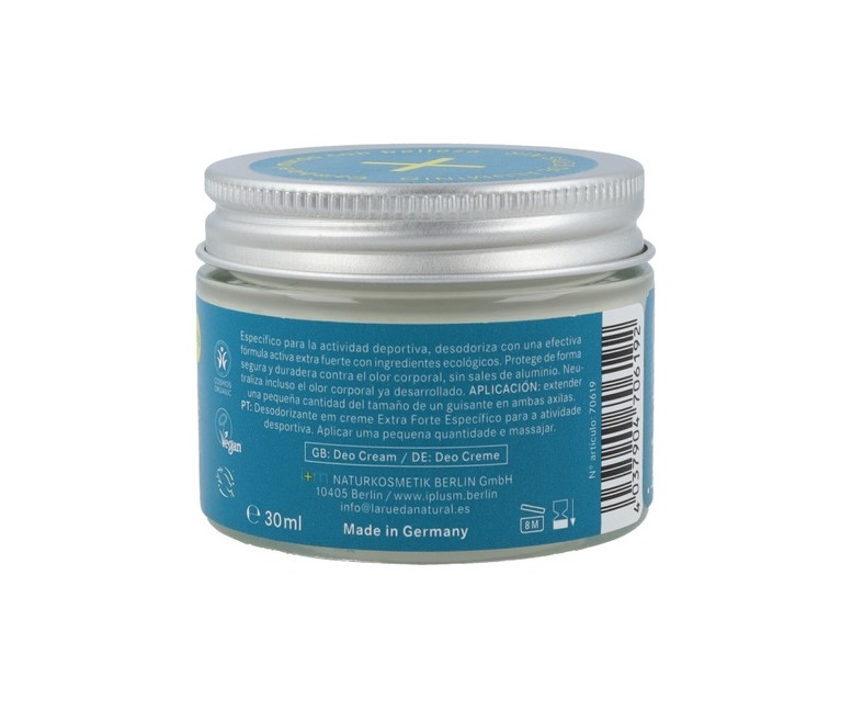 Desodorante en crema Extra fuerte Zero Waste 30 ml I+M Naturkosmetik Berlin