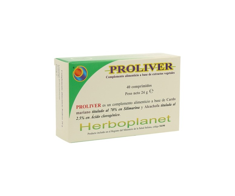 Proliver 24g 40 comprimidos Herboplanet