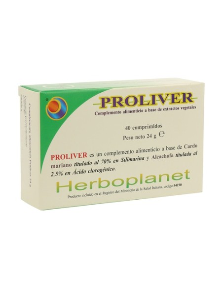 Proliver 24g 40 comprimidos Herboplanet