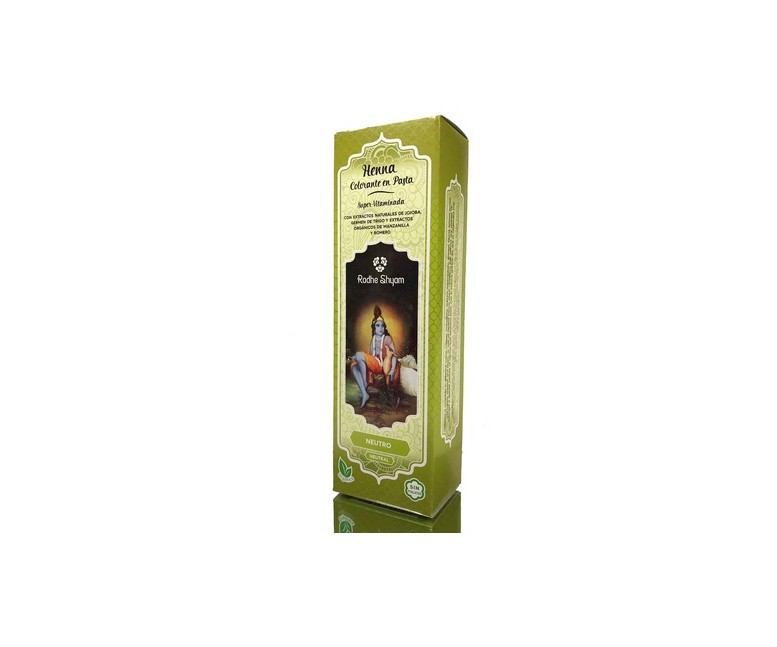 Henna Neutro Brillo Pasta 200 ml Radhe Shyam