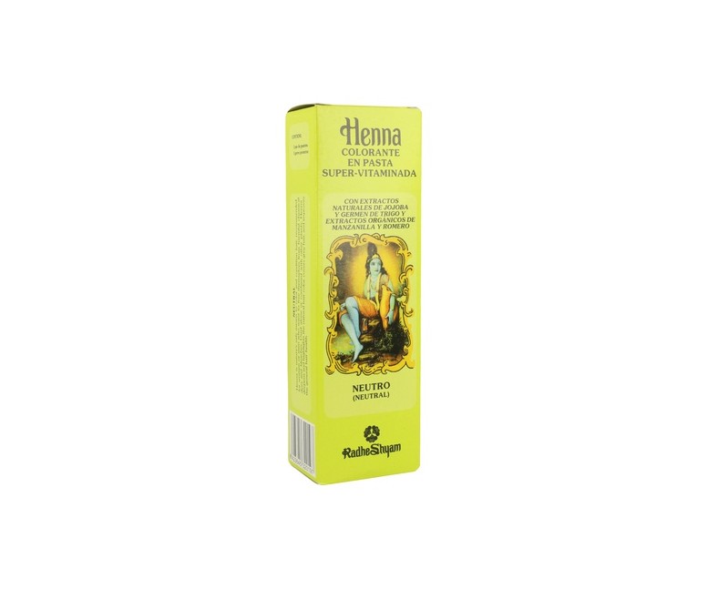 Henna Neutro Brillo Pasta 200 ml Radhe Shyam