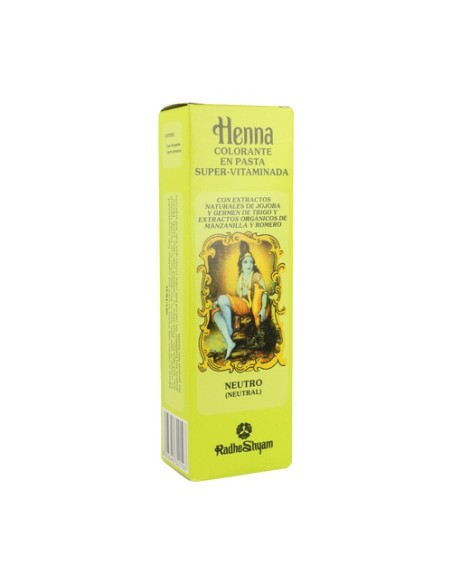 Henna Neutro Brillo Pasta 200 ml Radhe Shyam