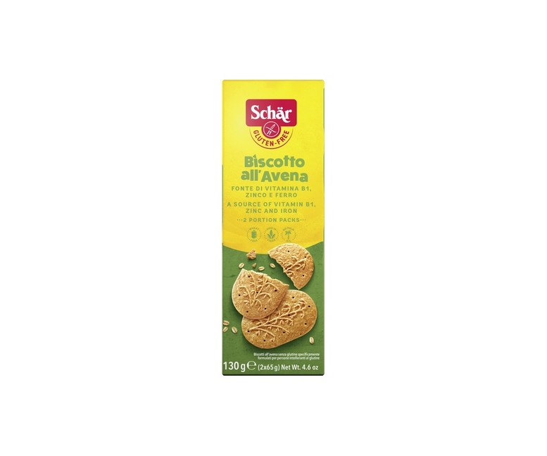 Galletas de avena sin gluten 130 g Schär
