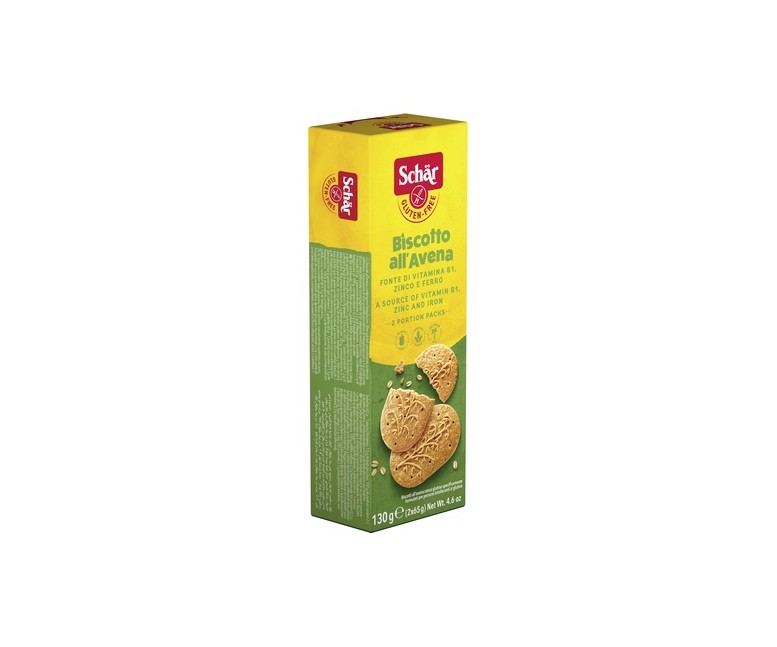 Galletas de avena sin gluten 130 g Schär