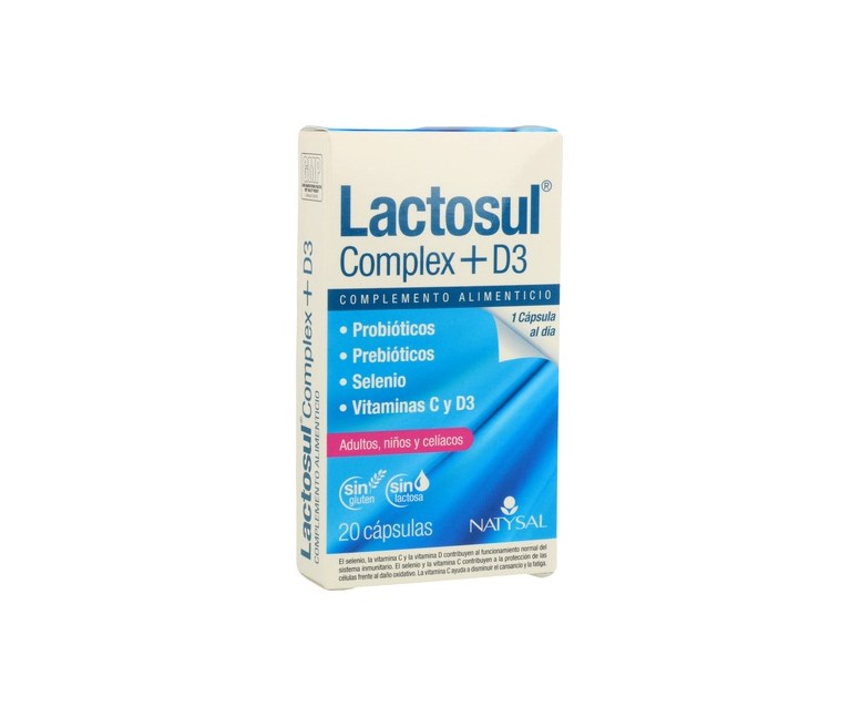 Lactosul Complex 20 cápsulas Natysal