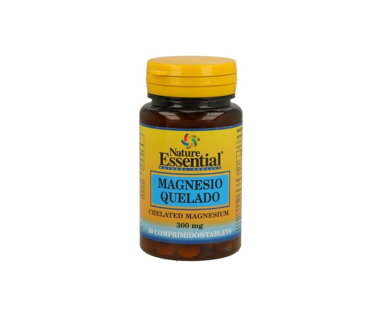 Magnesio Quelado 50 cápsulas de 300mg Nature Essential