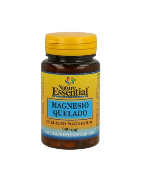 Magnesio Quelado 50 cápsulas de 300mg Nature Essential