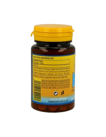 Magnesio Quelado 50 cápsulas de 300mg Nature Essential