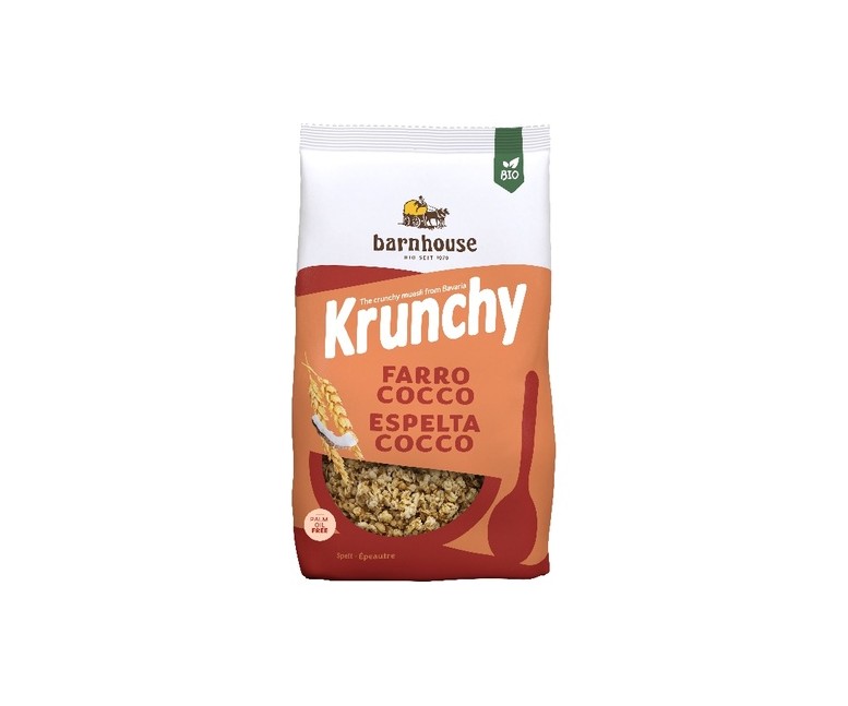 Muesli Krunchy espelta y coco 600 g Barnhouse