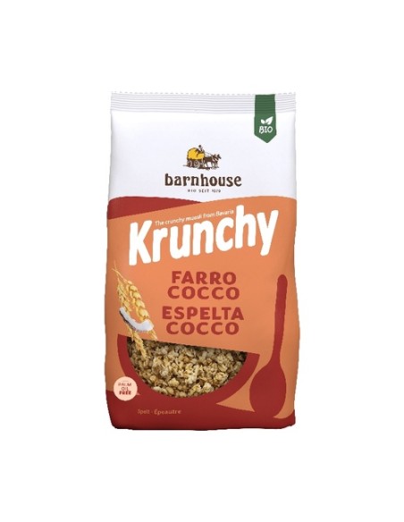 Muesli Krunchy espelta y coco 600 g Barnhouse