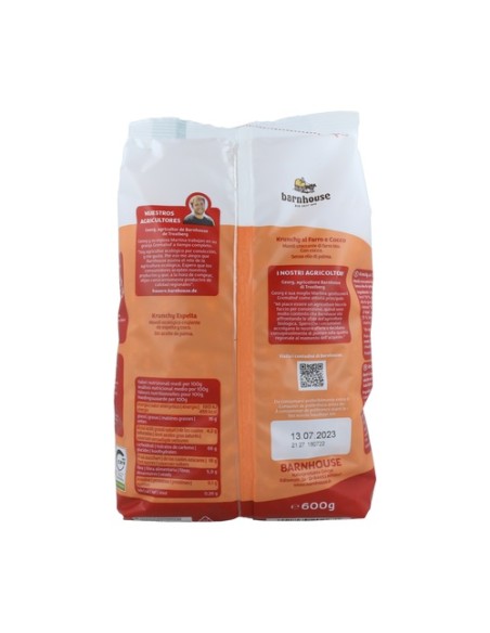 Muesli Krunchy espelta y coco 600 g Barnhouse