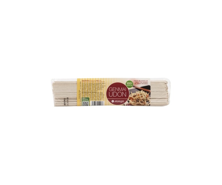 Genmai Udon (spaguetti de trigo y arroz) 250 g Mimasa