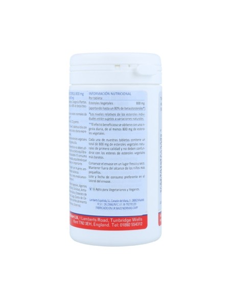 Esteroles vegetales 60 tabletas de 800mg Lamberts