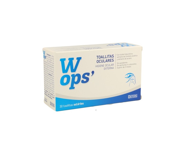 Wops toallitas oculares 30 unidades Deiters