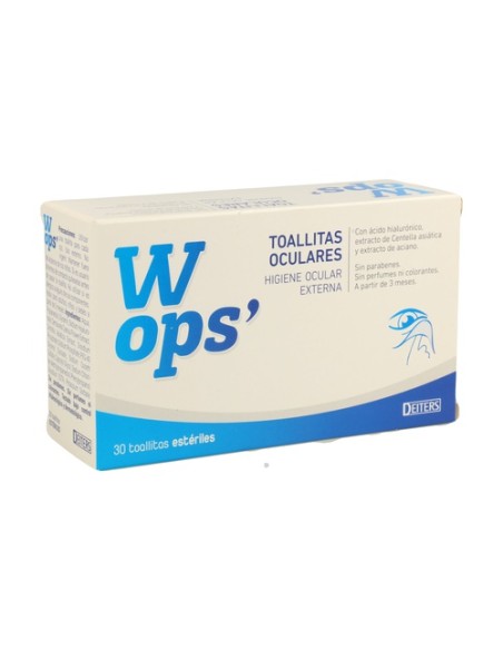 Wops toallitas oculares 30 unidades Deiters
