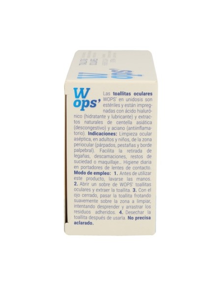 Wops toallitas oculares 30 unidades Deiters