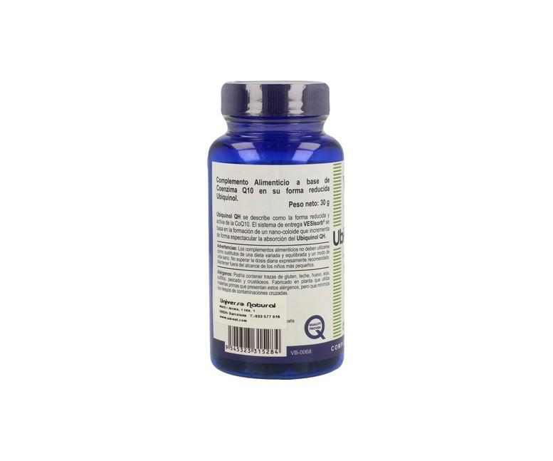 Ubiquinol Qh 50Perlas 50 perlas Vbyotics