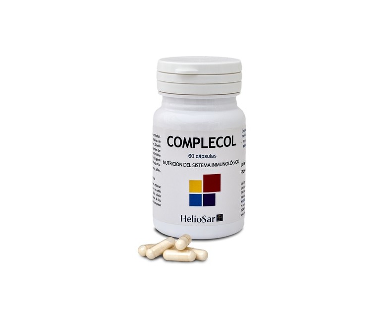 Complecol sistema inmune 60 cápsulas de 500mg Heliosar