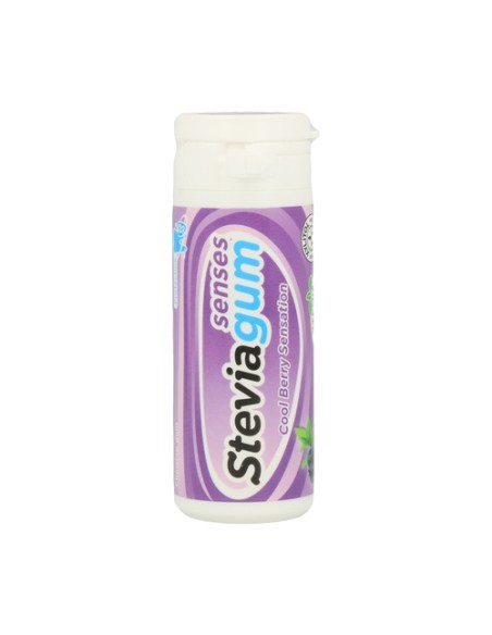 Chicle Steviagum Senses Arándanos Y Menta 30 g Lemon Pharma