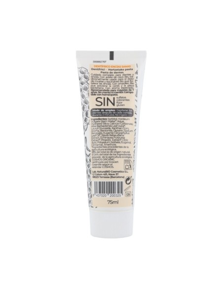 Dentífrico Encías Sanas Propóleo y Clavo 75 ml NaturaBIO Cosmetics