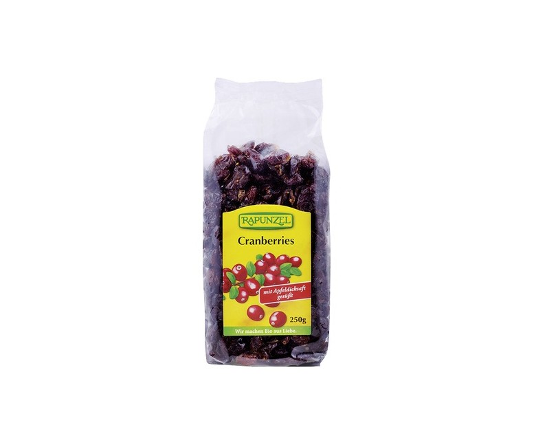 Arandano rojo cranberries 250 g Rapunzel