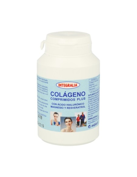 Colágeno Plus con ácido hialurónico 120 comprimidos Integralia