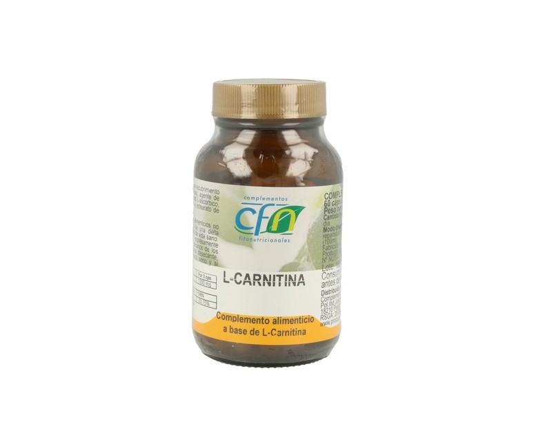 L-Carnitina 60 cápsulas vegetales de 500mg Cfn