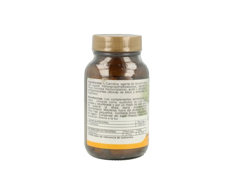 L-Carnitina 60 cápsulas vegetales de 500mg Cfn