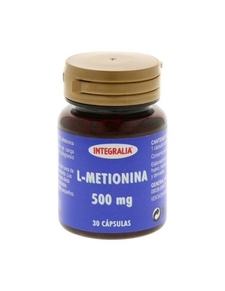 L-Metionina de 500 Mg 30 cápsulas Integralia