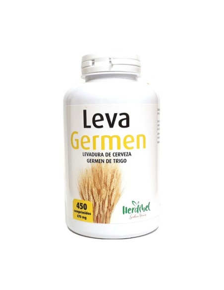 Levadura de cerveza germen de trigo 450 comprimidos Herdibel