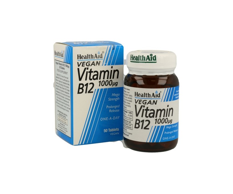 Vitamina B12 50 comprimidos Health Aid