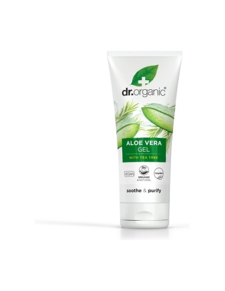 Gel Aloe Vera con Arbol de Té 200 ml de gel Dr. Organic