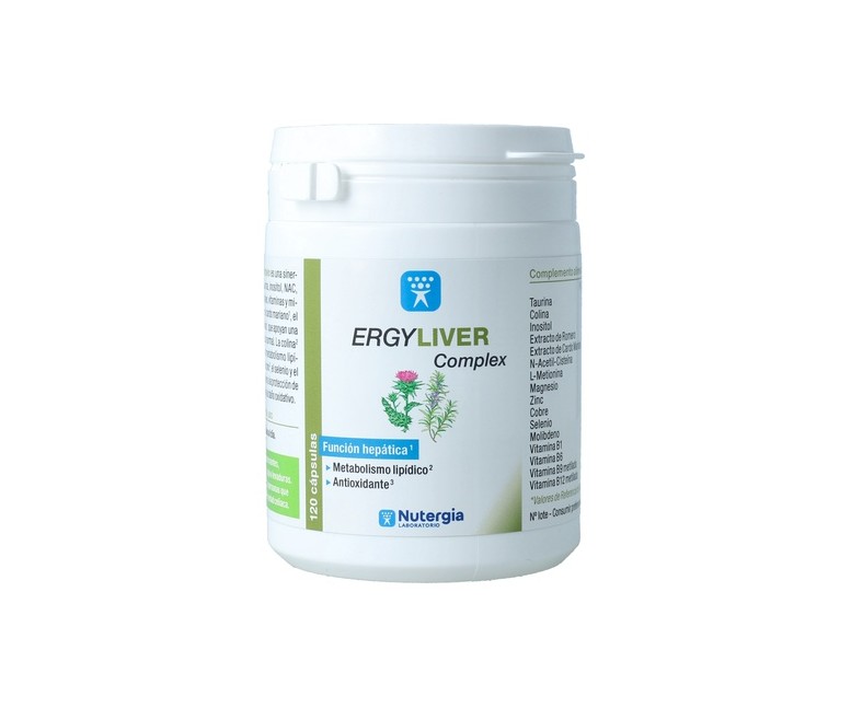 Ergyliver complex protector hepático 120 cápsulas Nutergia