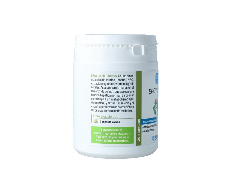 Ergyliver complex protector hepático 120 cápsulas Nutergia