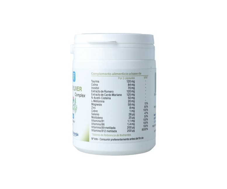 Ergyliver complex protector hepático 120 cápsulas Nutergia