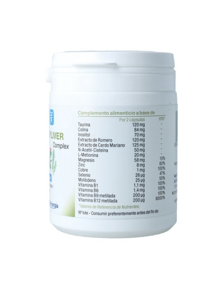 Ergyliver complex protector hepático 120 cápsulas Nutergia