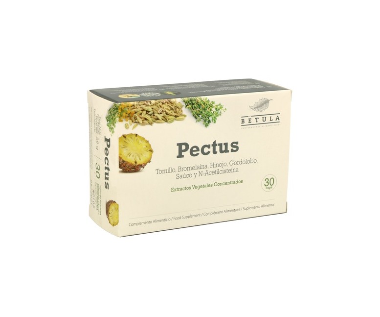 Pectus 30 cápsulas Betula
