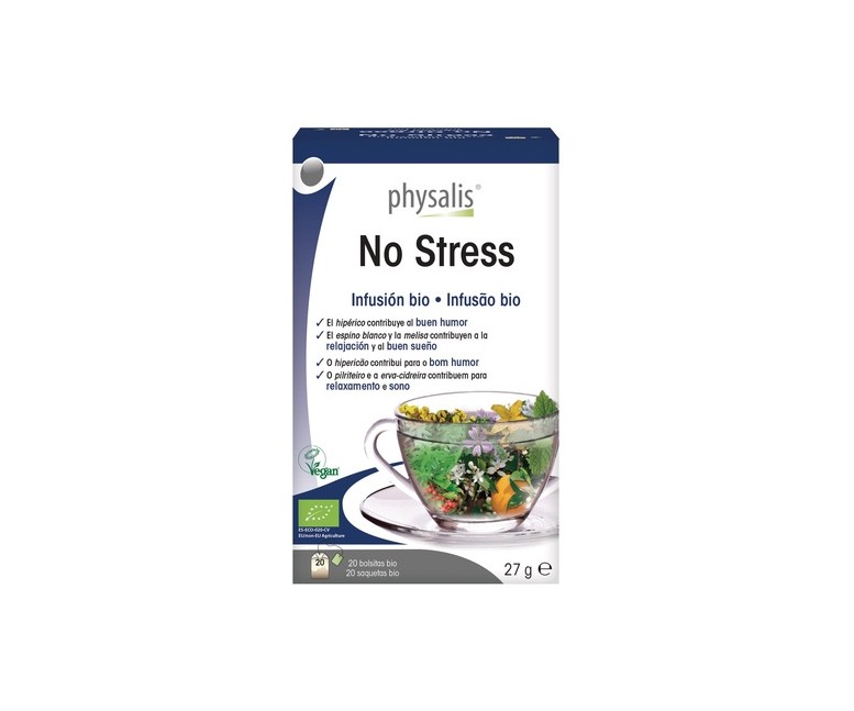 No Stress Infusión Bio 20 bolsitas infusoras Physalis