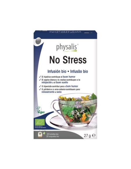 No Stress Infusión Bio 20 bolsitas infusoras Physalis