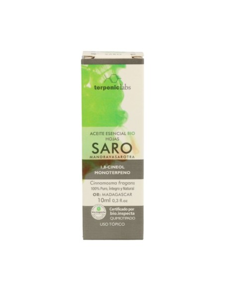 Aceite Esencial Saro Mandravasarotra Bio 10 ml de aceite esencial Terpenic
