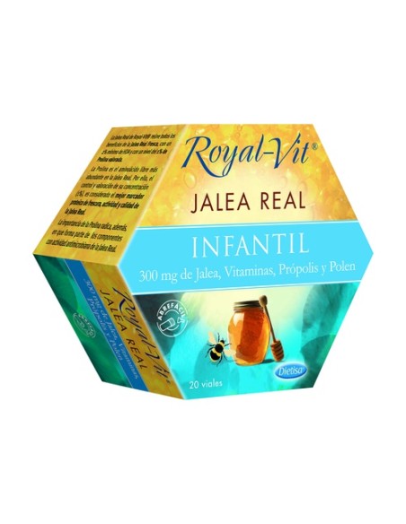 Jalea Real Infantil Royal-Vit 20 ampollas de 300mg Dietisa
