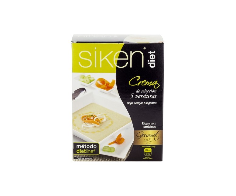 Crema Gourmet 5 Verduras 7 sobres Siken