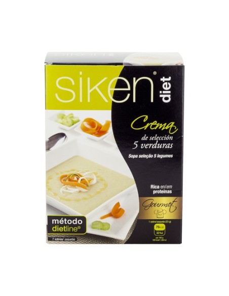 Crema Gourmet 5 Verduras 7 sobres Siken
