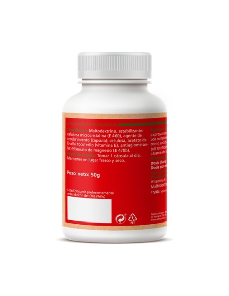 Vitamina E 100 cápsulas de 500mg (500mg) Sotya