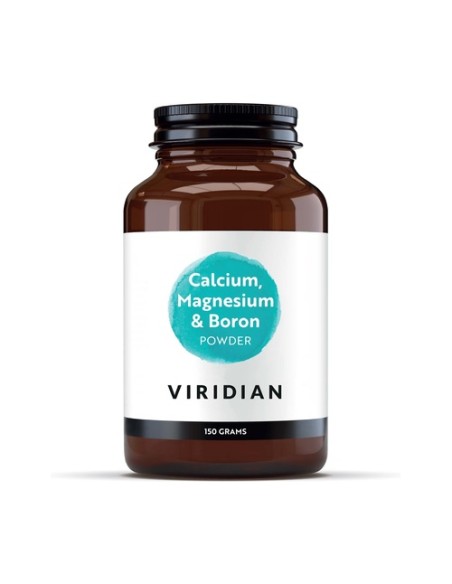 Calcio, Magnesio, Boro Con Vitamina C 150 g Viridian