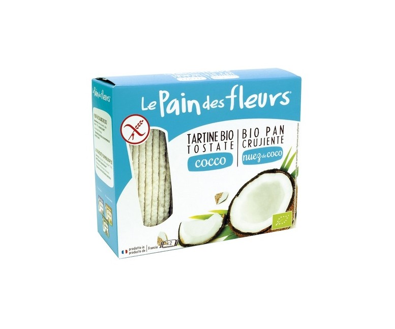 Tostadas Crujientes de Coco Bio Sin Gluten 150 g Le Pain des Fleurs