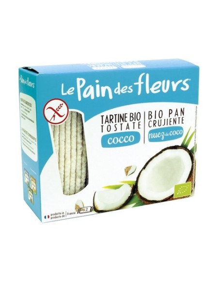 Tostadas Crujientes de Coco Bio Sin Gluten 150 g Le Pain des Fleurs